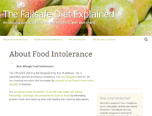 Tablet Screenshot of failsafediet.com